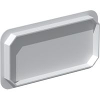 Bouchon PVC rigide section rectangulaire 55x110 - S&P - 834137 Bouchon PVC