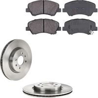 KIT FRENI ANTERIORI compatibile con KIA STONIC (YB) - DISCHI + PASTIGLIE OEM: FDB5040 / 18329 /SOSTITUZIONE DIRETTA/BASSA POLVERE/SILENZIOSO