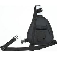 Applicable 1 pcs Sac pour Talkie Walkie, Sac de Poitrine pour Talkie Walkie, Sacoche Talkie Walkie, Pochette pour Radio Bidirectionnelle avec Sangle Réglable, Sac de Gilet Portable pour Sac De Transpo