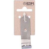 Colgador simple, acabado inox. mate, en cartón colgante 85249