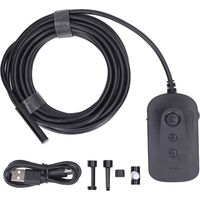 Endoscope WiFi 5MP à mise au point automatique, caméra d'inspection IP67 étanche pour tuyauterie et automobile