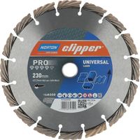 Norton Clipper 70184603038 - Lama diamantata de per materiali da costruzione de (230 mm, diametro 22,23 mm)