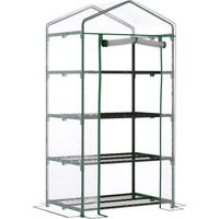 Linder Exclusiv Garten Folienbox,mit aufrollbare Tür MC4303-1 130x50x45 cm
