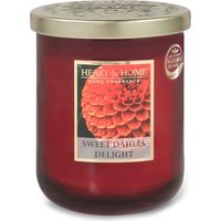 Grande bougie à la cire de soja Dahlia Royal - Heart and Home