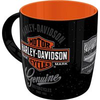 Mug noir Harley-Davidson Genuine Motorcycles 340 ml