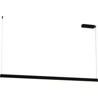 Suspension Luminaire LED 152cm 32W IRC90 Variable Noir Sablé ZAMBELIS 2556 - Blanc chaud - 3000K