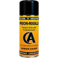 Bombe de peinture - Antirouille - Noir 1001 - Brillant - Prochi-rouille - Armor Chimie - 400ml