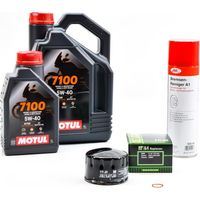 Kit Entretien Vidange pour BMW K 1600 BAGGER de 2017 à 2025 - MOTUL 7100 5w40 5L