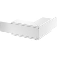 OBO Bettermann Außeneck mit Brandschutzgewebe 320x100x320 Stahl pulverbeschichtet reinweiß RAL 9010, 7218044