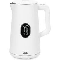 Bouilloire sans fil 1.5l 1800w blanc température réglable - Ade - KG21001
