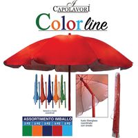 Ombrellone Mare Spiaggia Oxford Strong Color 180 cm Vari Colori
