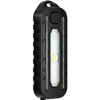 HONORNIC - Mini lampe torche tactique fine, lampe d'épaule pour la police, rechargeable par USB Type-C, feu arrière de vélo, lampe pour casque, lampe porte-clés
