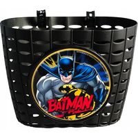 Plastikkorb für Roller oder Fahrrad, schwarzer Batman