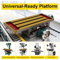 Compound Work Table X Y Axis Cross Table Milling Machine Slide Bench Drill Vise