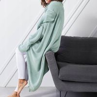 Oggi Coperta con cappuccio Essential blu pavone 165 x 115 cm