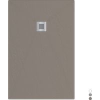 Estasi rechteckige Duschwanne aus Beton – 90 x 110 cm