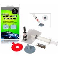 Kit de réparation de pare-brise, kit d'outils de réparation de pare-brise, kit de réparation de pare-brise de voiture à faire soi-même, avec résine de réparation pour réparer les impacts sur le pare-b
