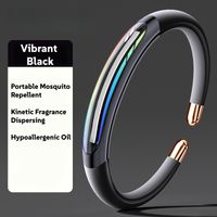 Bracelet Anti-Moustiques Réutilisable - Plaquettes Incluses aux Essentielles - 1Mois de Protection - Sans DEET
