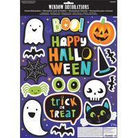 Autocollants de fenêtre d'Halloween (1 lot)