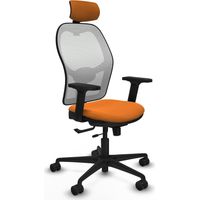 Chaise de bureau piqueras y crespo Jorquera noir mousse injectée