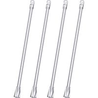 Poteau de Levage de Store Venitien, 4 Pcs 30 cm Tringles à Rideaux de Stores Vénitiens, Tige de Rotation pour Stores Vénitiens Enrouleur, Ouvre-Rideau, Ouvre-Fenêtre, Ouvre-Poteau de Fenêtre