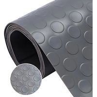 1mt x 20mt Pavimento antiscivolo bolflex bullonato copripavimento bollato in pvc 1,2mm - ANTRACITE