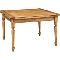 Table Ă rallonge en bois massif avec finition noyer made in italy