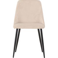 Night chaise de salle à manger beige.