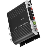 Amplificateur Audio Numérique 2.1 Mini HiFi pour Voiture et Maison avec Basse Puissante