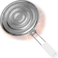 Lntyq Diffuseur de Chaleur en Acier Inoxydable 20.3 cm pour Plaque de Cuisson au gaz Uniquement
