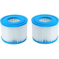 Cartouches filtrantes pour spas — Adaptées aux spas gonflables et à divers équipements de spa gonflables (Lot de 2)