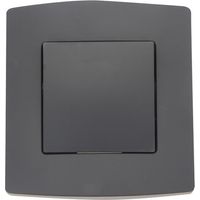 PROFILE - Interrupteur va et vient 1 module 10A noir