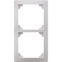 Double plaque de finition - Blanc - Orys - Zenitech