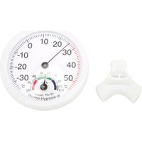 TH108 Blanc - Thermomètre Hygromètre Numérique de Précision pour Intérieur Maison, Appareil de Mesure Humidité et Température
