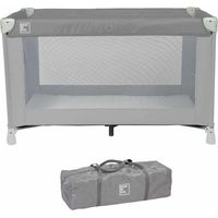 Bambisol Reisebett 120 x 60 cm Grau Komfortabel Baby