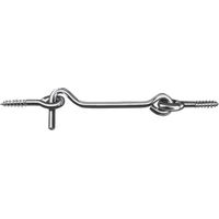 Gancho para tormentas VORMANN L.120 mm acero galvanizado azul con ojo para atornillar - 000082120Z