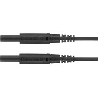 Schützinger Cavo di misura Spina 2 mm Spina 2 mm 50.00 cm Nero 1 pz.