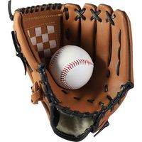 Gants de baseball pour enfants et adolescents, en cuir résistant, pour lanceurs de softball et de baseball, pour gauchers et joueurs de champ intérieur. Idéal pour une utilisation en extérieur.