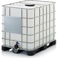 Cuve de stockage 1000l ibc reconstruit grillage translucide poche neuve