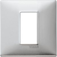 VIMAR - 14641.81 Placca 1M alluminio spazzolato
