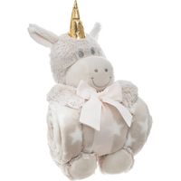 Manta unicornio de felpa 75x100cm - Atmosphera créateur d'intérieur