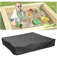royaluxe - Couverture carrée de bac à sable de jouet d'enfants, petite couverture de bain de jardin, couverture imperméable de parasol 120120cm