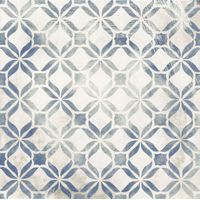 Realonda – Carrelage extérieur antidérapant 32,9x32,9 cm – Grès cérame R11 rectifié 14 mm – Effet carreaux ciment bleu pour terrasse et allée