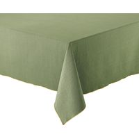 VIVARAISE - Nappe en coton recyclé Grace - Matcha (170 x 300 cm)
