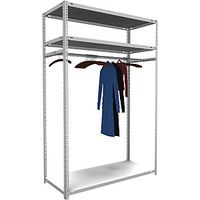 Guardarropa-estantería atornillable modular H x A x P 2000 x
