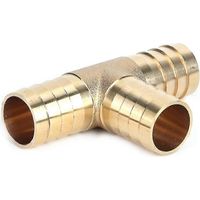 raccords en T filetés 3/4 po en laiton pour tuyau d'arrosage, gaz, carburant, eau, airSep
