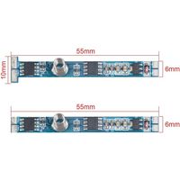 Mini Interruttore Led Dimmer Touch Slim Tagliabile Per Profilo Alluminio da 6mm fino 12mm Con Led Blu 12V 24V 4A
