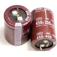 Elektrolytkondensator 330uF 450Vdc Größe 30x40mm 2pin