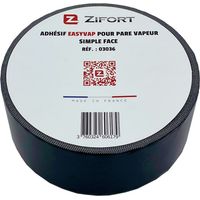 1 Rouleau Adhésif Membrane pare-vapeur simple face 40m X 60mm - Zifort