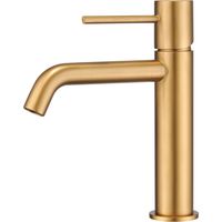 IMEX BDM039-1OC MONZA Grifo Monomando Lavabo Oro Cepillado - ref: BDM039-1OC